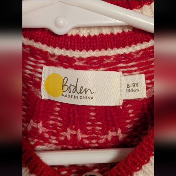 Mini Boden Fun Fair Isle Yoke Jumper - Picture 3 of 4